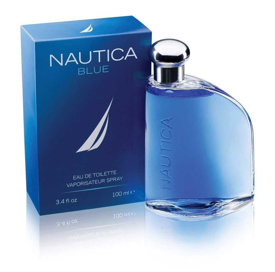 Nautica Blue Eau de Toilette Spray para Hombre, 3.4 Oz/100 ml