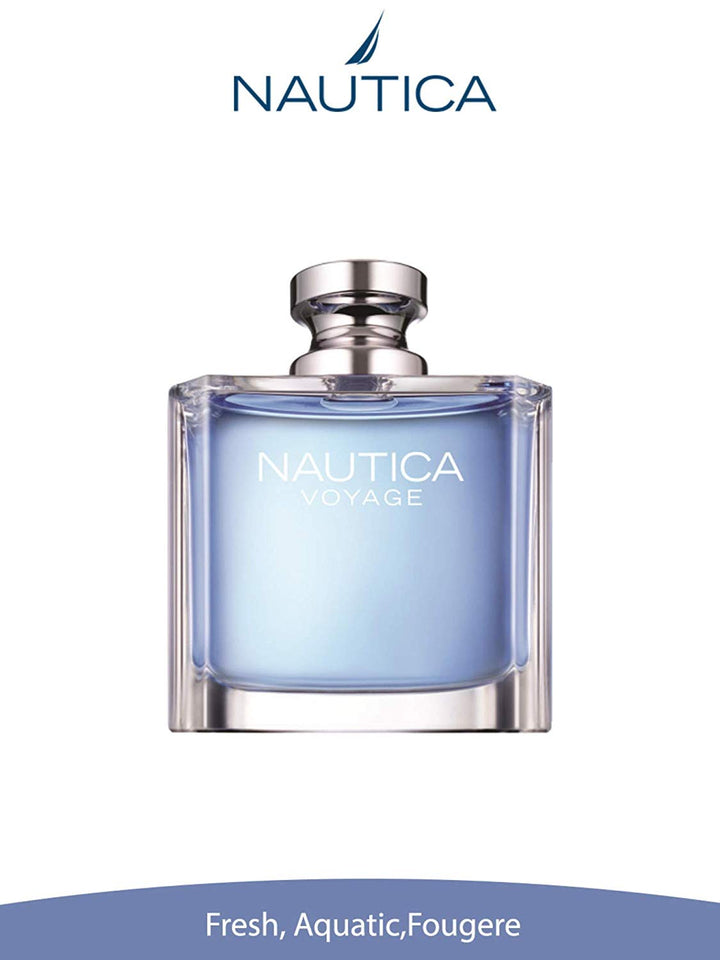 Nautica Voyage Eau de Toilette Spray for Men, 3.4 Fl. Oz