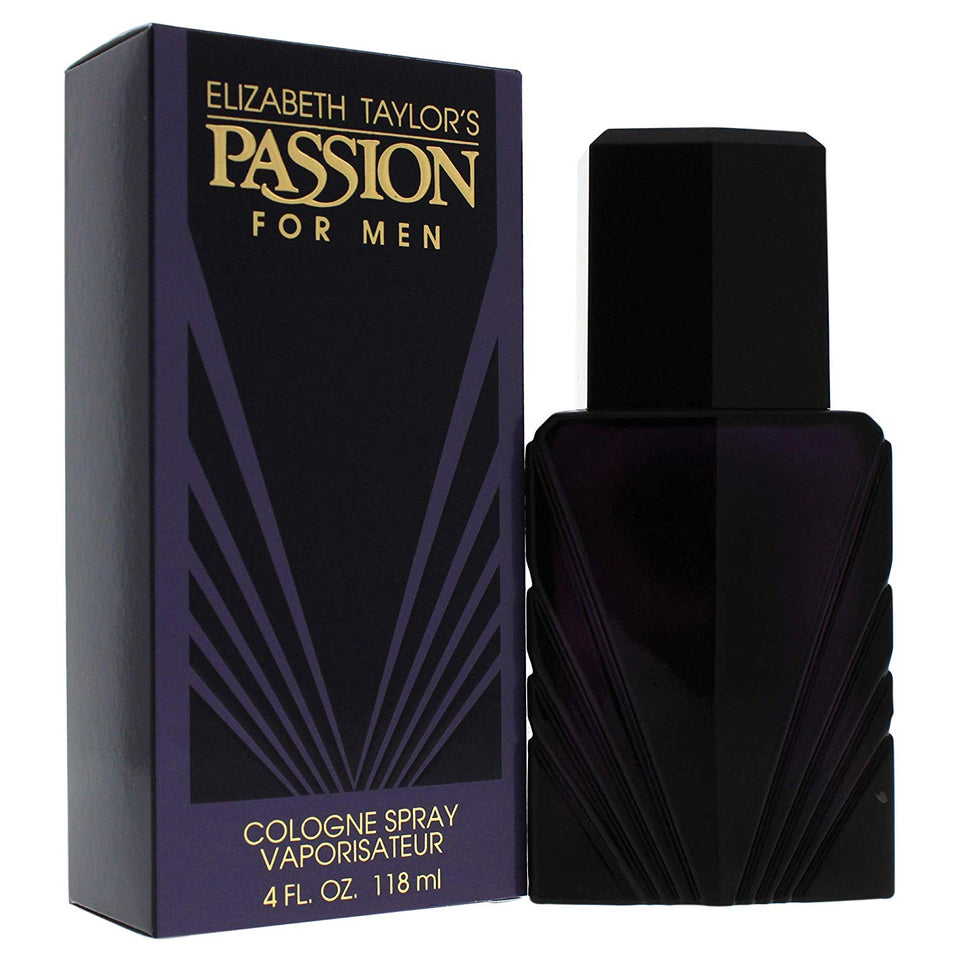 Elizabeth Taylor Passion Cologne Spray para Hombre, 4.0 Oz/120 ml