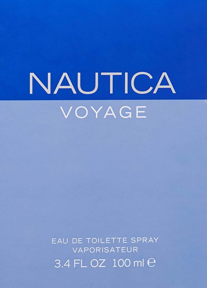 Nautica Voyage Eau de Toilette Spray for Men, 3.4 Fl. Oz