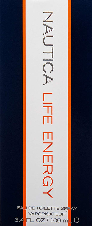 Nautica Life Energy Eau de Toilette Spray for Men, 3.4 Ounce