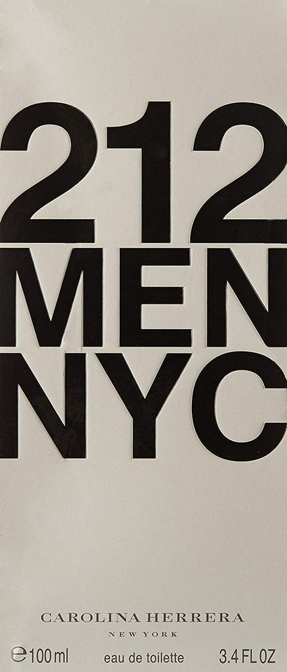 Carolina Herrera Loción para Caballero 212 Nyc Men, color Metálico, 100 ml