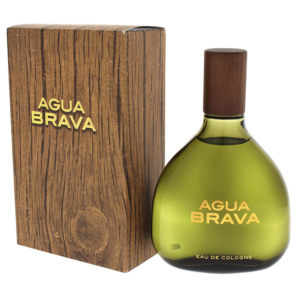 Antonio Puig Agua Brava Eau de Cologne para Hombre, 6.75 Oz/200 ml