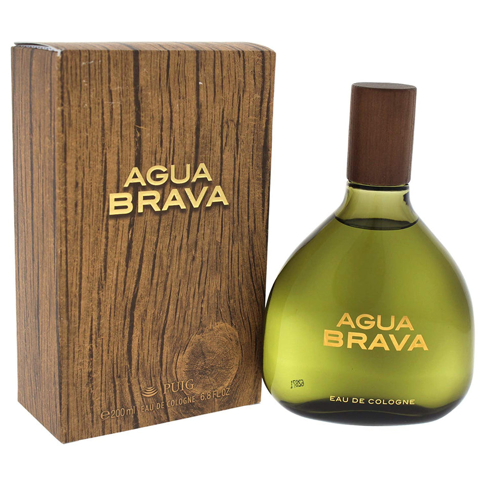 Antonio Puig Agua Brava Eau de Cologne para Hombre, 6.75 Oz/200 ml