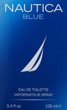 Nautica Blue Eau de Toilette Spray para Hombre, 3.4 Oz/100 ml